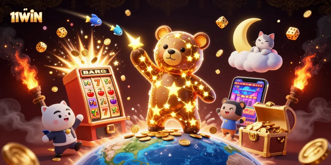 Experience thrilling gameplay with 11WIN's dynamic casino elements, bursting with excitement.