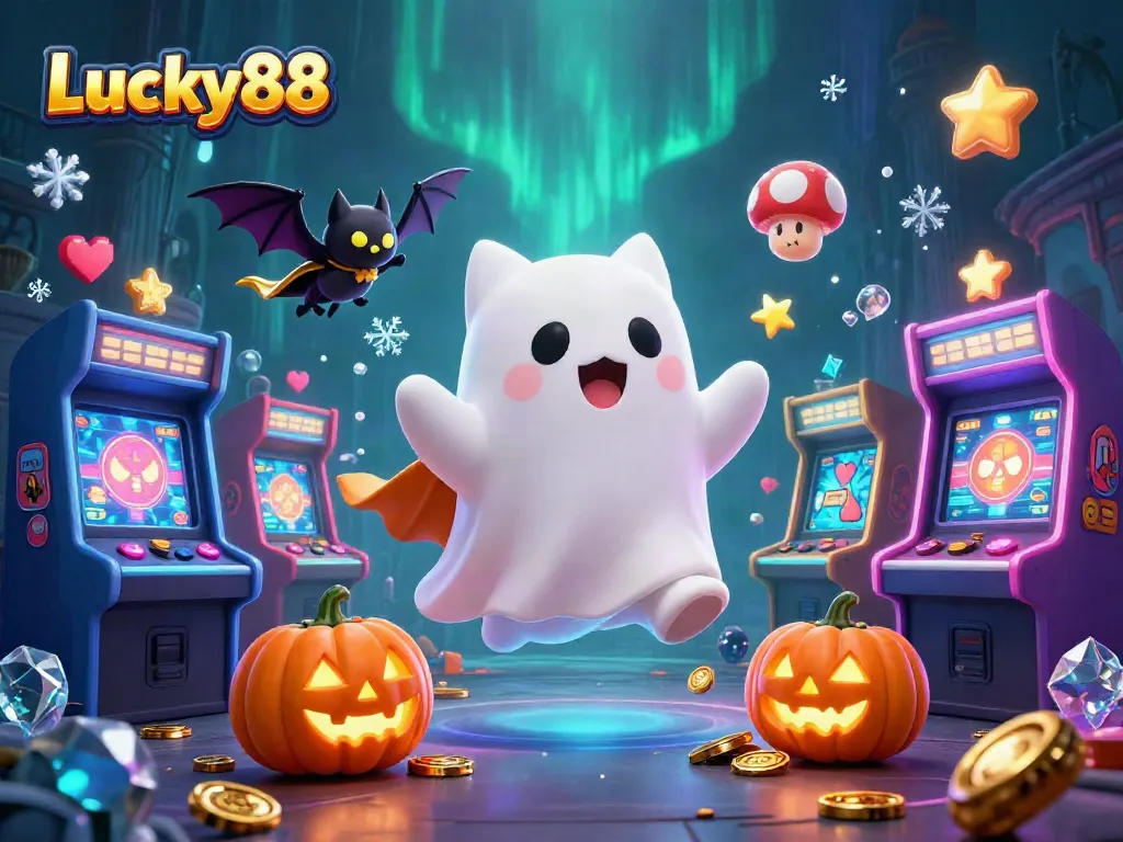 Experience thrilling gaming adventures with Lucky88 featuring engaging characters and vibrant casino elements.
