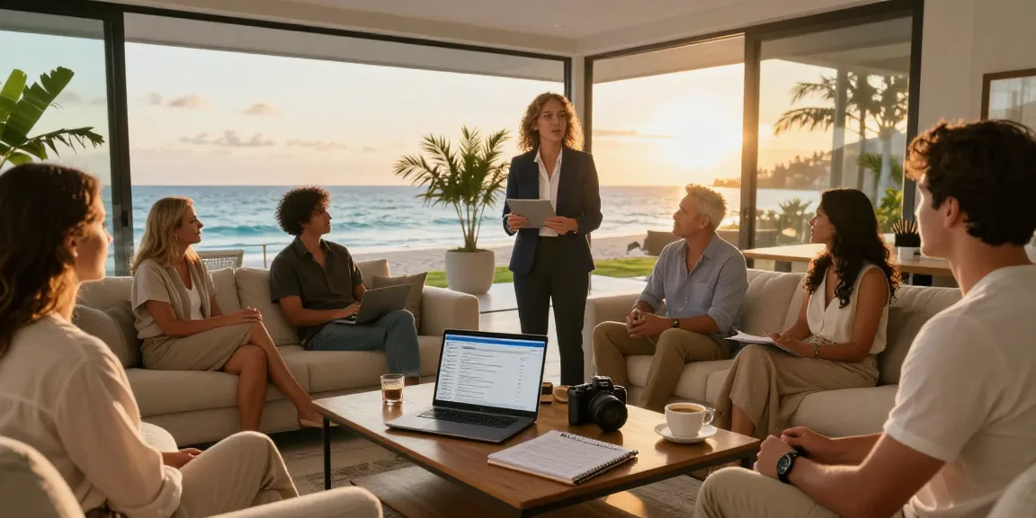 Houst Gold Coast property management meeting highlighting professional strategies for maximizing rental income.