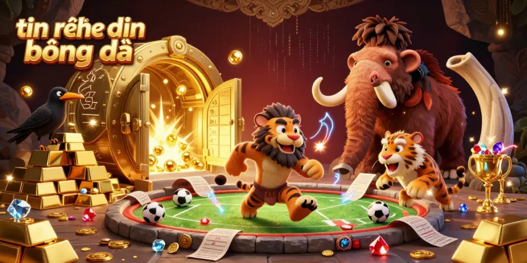 Experience thrilling sports betting excitement with ancient characters in a vibrant scene at tin nhận định bóng đá.
